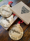 Ornamento de Navidad Personalizado